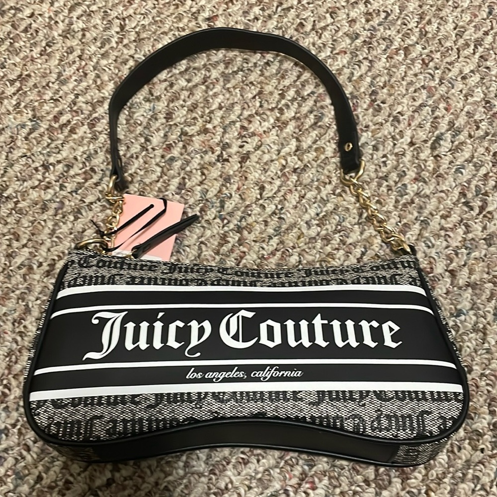 Juicy Couture Fashionista Should Bag- Black and white